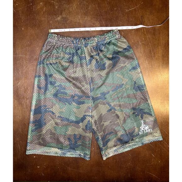 VTG 90s Master P No Limit Soldier Camo Mesh Shirt and Shorts Set Size L - Picture 8 of 16